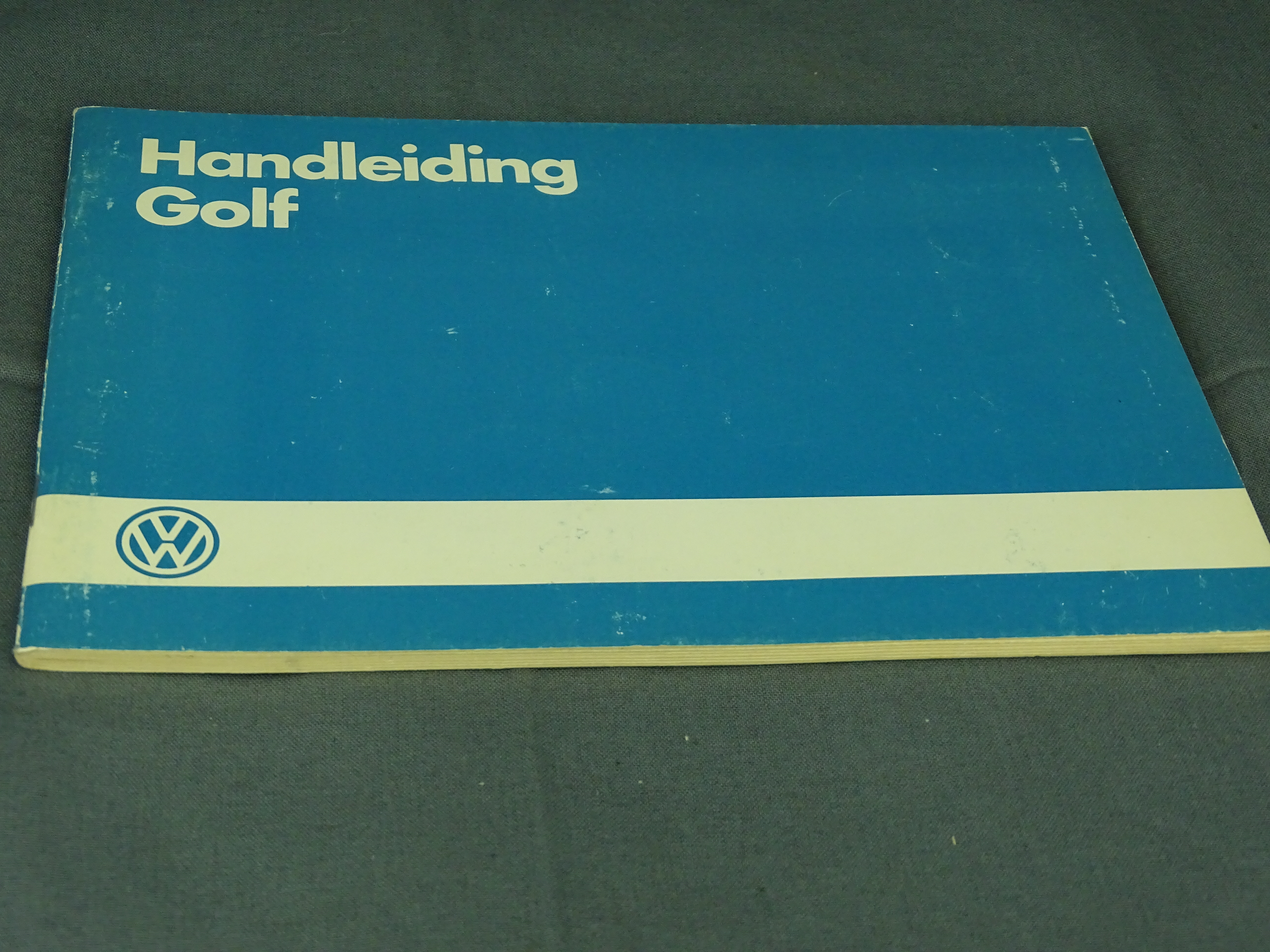 Den sandsynlige gentage honning Instruction manual Vw Golf 2 7/84 Dutch